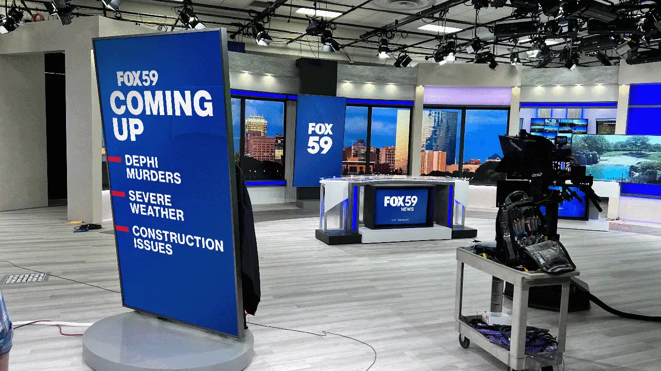 Weather center layout with systemized panels