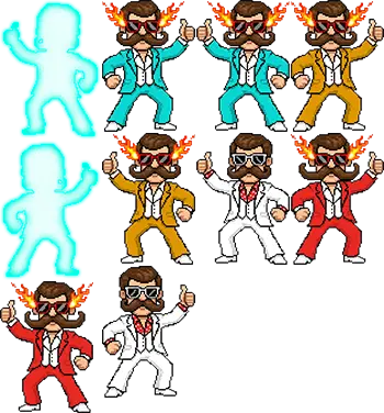 Graphica final boss character design