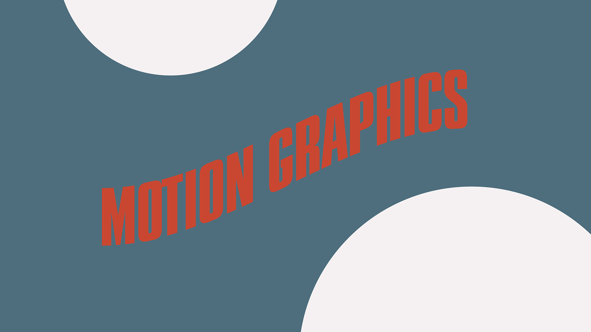 Motion graphics show open package
