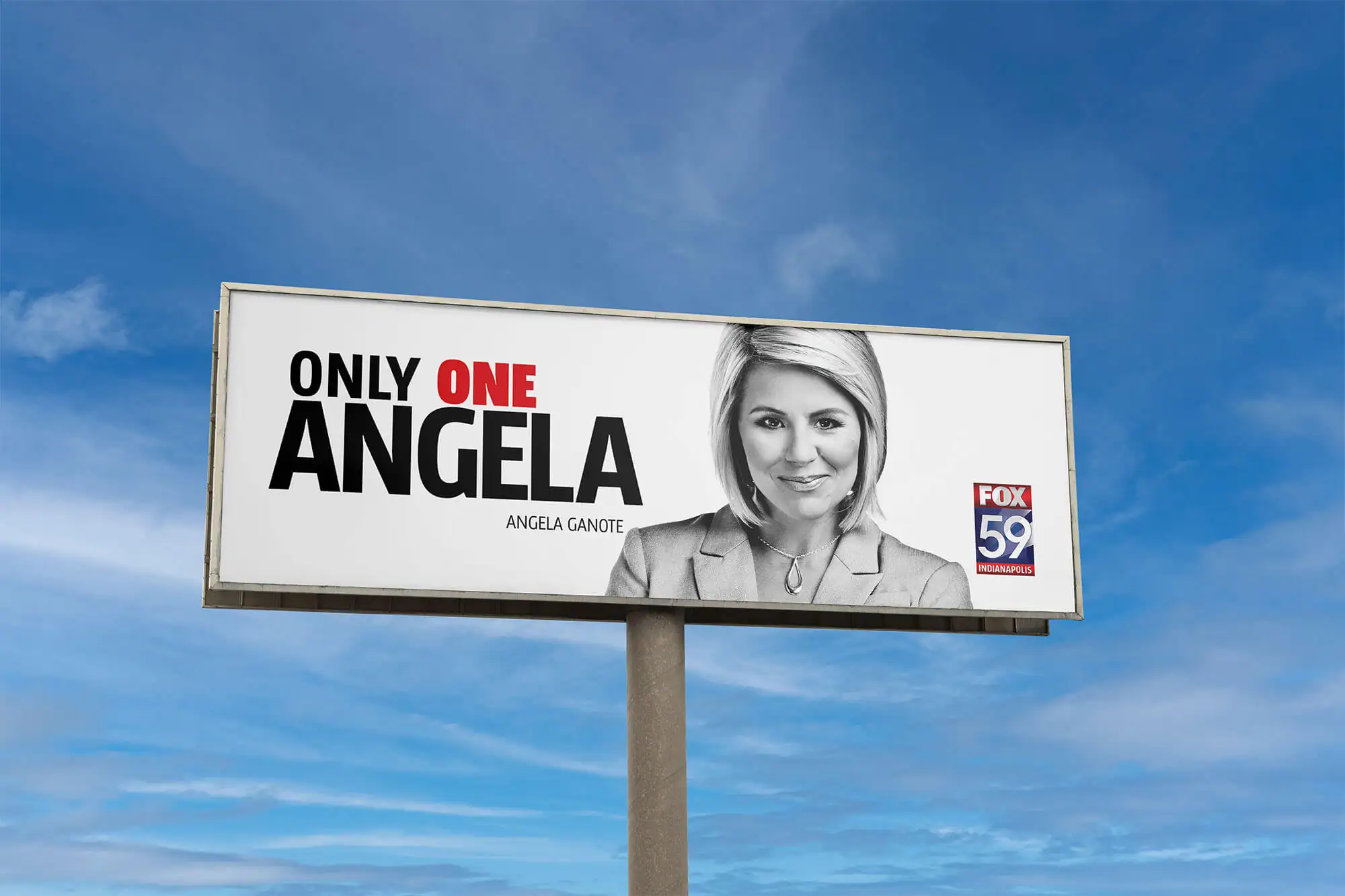 Outdoor billboard, only one