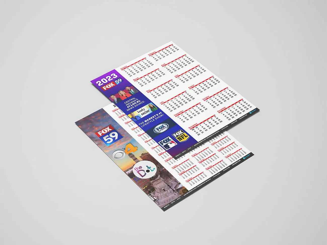 Broadcast calendar layout